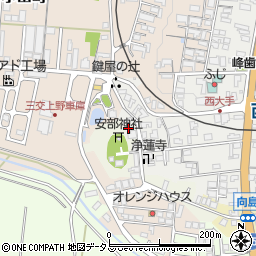 三重県伊賀市上野西大手町3886周辺の地図