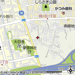 静岡県掛川市上張435周辺の地図
