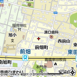 愛知県豊橋市前畑町43周辺の地図