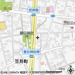 静岡県浜松市中央区笠井町1356周辺の地図