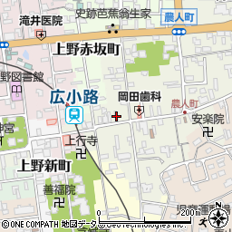 三重県伊賀市上野農人町419-1周辺の地図