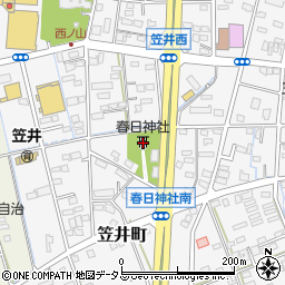 静岡県浜松市中央区笠井町1348周辺の地図