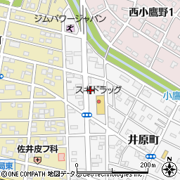 クリーニング東豊井原店周辺の地図