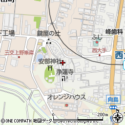 三重県伊賀市上野西大手町3885周辺の地図