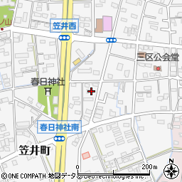 静岡県浜松市中央区笠井町1364周辺の地図