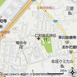 タイムズ仁和寺本町４丁目駐車場周辺の地図