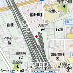 愛知県豊橋市花田町石塚4-1周辺の地図