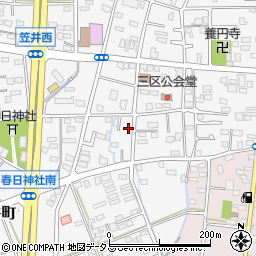 静岡県浜松市中央区笠井町1392周辺の地図