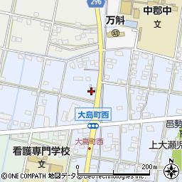 静岡県浜松市中央区大島町1509周辺の地図