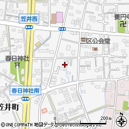 静岡県浜松市中央区笠井町1385周辺の地図