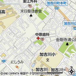 兵庫県加古川市加古川町本町46-16周辺の地図