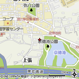 静岡県掛川市上張140周辺の地図