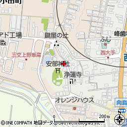 三重県伊賀市上野西大手町1231周辺の地図