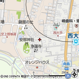 三重県伊賀市上野西大手町3866周辺の地図