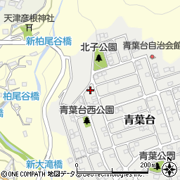 兵庫県神戸市北区青葉台36-6周辺の地図