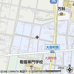 静岡県浜松市中央区大島町1553周辺の地図