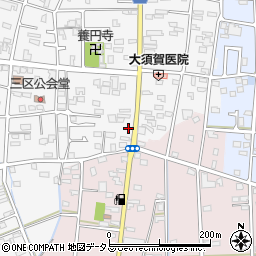 静岡県浜松市中央区笠井町305周辺の地図