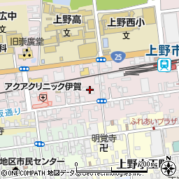 昇英塾伊賀上野城下町校周辺の地図