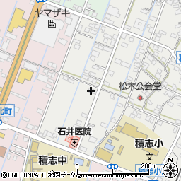 静岡県浜松市中央区積志町1661周辺の地図