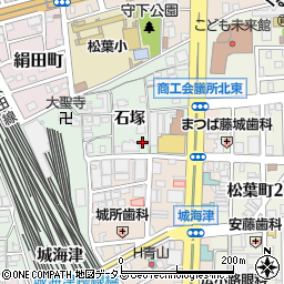 愛知県豊橋市花田町石塚26周辺の地図