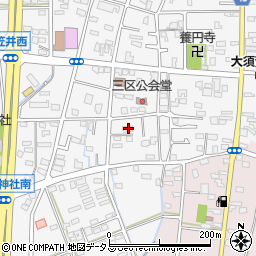 静岡県浜松市中央区笠井町935周辺の地図