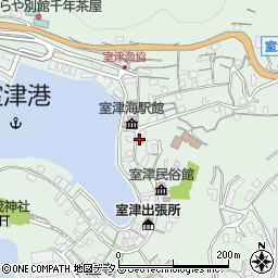 室津郵便局周辺の地図