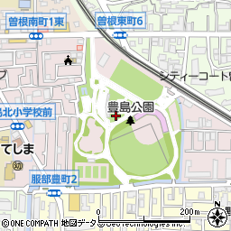 豊島公園周辺の地図