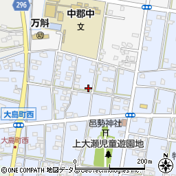 静岡県浜松市中央区大島町1345周辺の地図