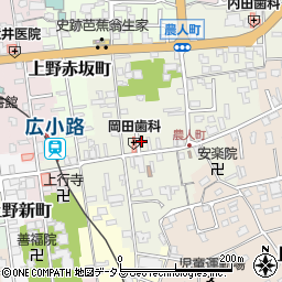 三重県伊賀市上野農人町384周辺の地図