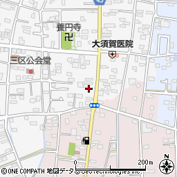 静岡県浜松市中央区笠井町304周辺の地図