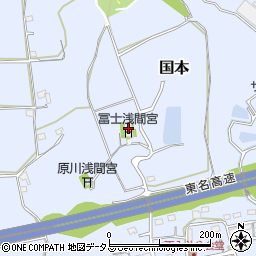 静岡県袋井市国本964周辺の地図