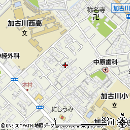 兵庫県加古川市加古川町本町96周辺の地図