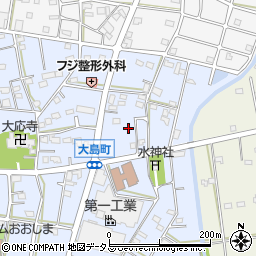 静岡県浜松市中央区大島町965周辺の地図
