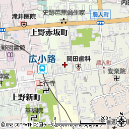三重県伊賀市上野農人町419周辺の地図