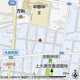 静岡県浜松市中央区大島町1344周辺の地図