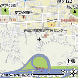 静岡県掛川市上張193周辺の地図