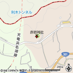 赤岩神社周辺の地図