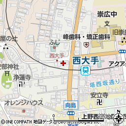 三重県伊賀市上野西大手町3676周辺の地図