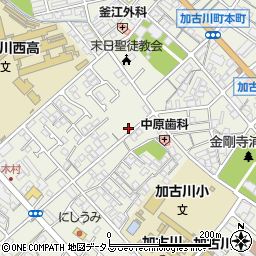 兵庫県加古川市加古川町本町76周辺の地図