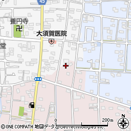 静岡県浜松市中央区恒武町552周辺の地図