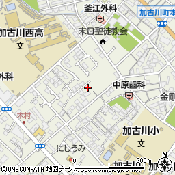 兵庫県加古川市加古川町本町98-3周辺の地図