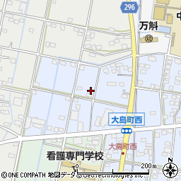 静岡県浜松市中央区大島町1554周辺の地図