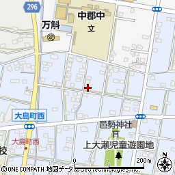 静岡県浜松市中央区大島町1343周辺の地図