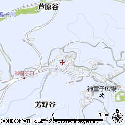 京都府木津川市山城町神童子不晴谷153周辺の地図