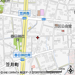 静岡県浜松市中央区笠井町1363周辺の地図