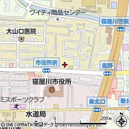 Tea co latte 寝屋川店周辺の地図