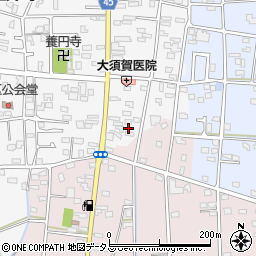 静岡県浜松市中央区笠井町89周辺の地図