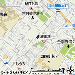 兵庫県加古川市加古川町本町46-12周辺の地図