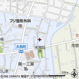 静岡県浜松市中央区大島町40周辺の地図