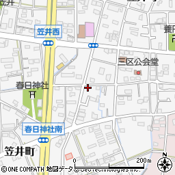 静岡県浜松市中央区笠井町1382周辺の地図